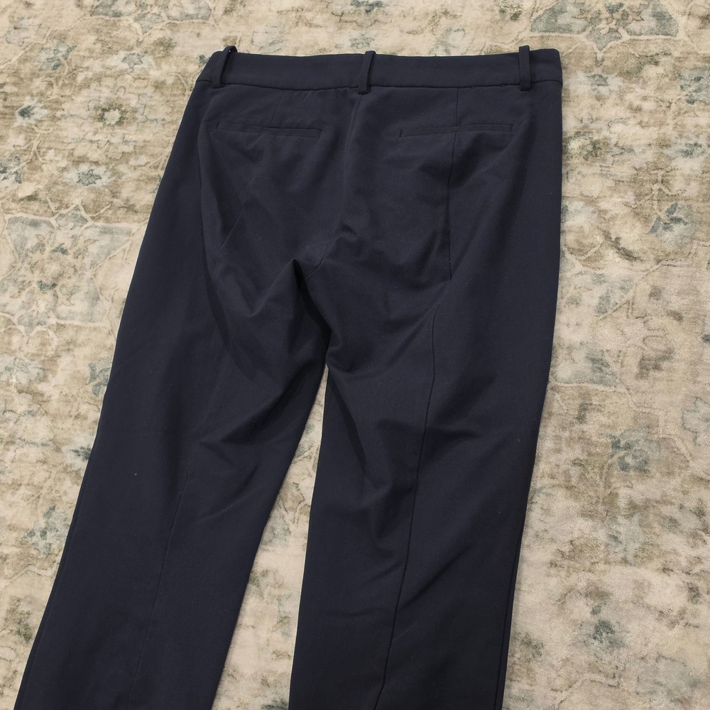 J.Crew Ruby Pant Navy Blue Straight Leg Trousers Womens 8 Business Casual - Picture 4 of 6